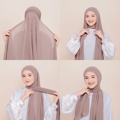 KAHASIL - Hijab Pashmina Inner 2in1 Ceruti Babydoll Premium KHS4383